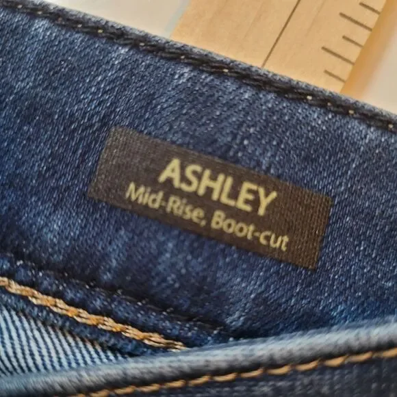 NEW MAVI GOLD MID RISE BOOT CUT ASHLEY 27 x 33 PREMIUM DENIM JEANS NWT - Picture 2 of 10